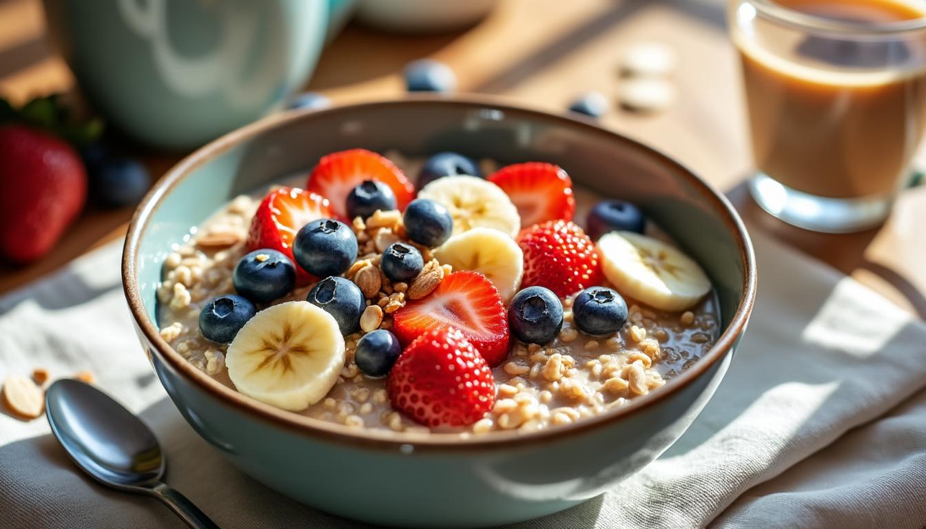 découvrez la valeur énergétique des flocons d'avoine et comment ils contribuent à un petit-déjeuner sain et équilibré.
