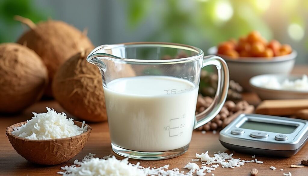 découvrez la valeur énergétique du lait de coco et son impact calorique pour sublimer vos recettes tout en maîtrisant votre alimentation.
