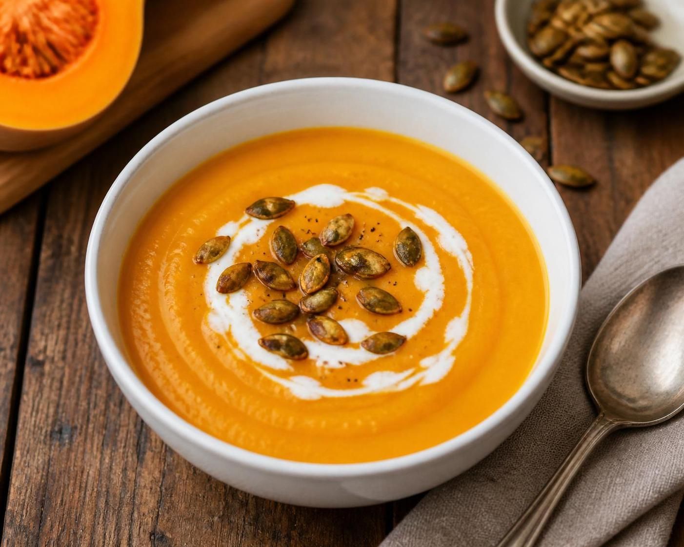 découvrez nos secrets pour préparer une soupe de butternut onctueuse et riche en saveurs, idéale pour réchauffer vos repas avec simplicité et gourmandise.