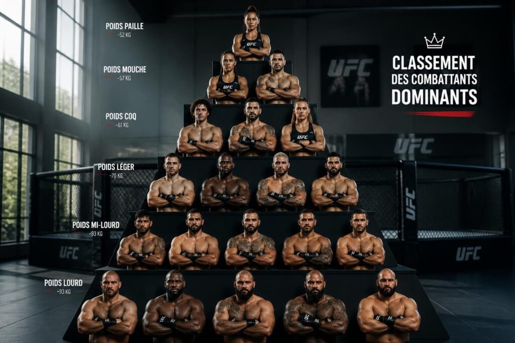 découvrez quels combattants dominent réellement les différentes catégories dans le classement ufc, avec une analyse complète des performances et des meilleurs athlètes du moment.
