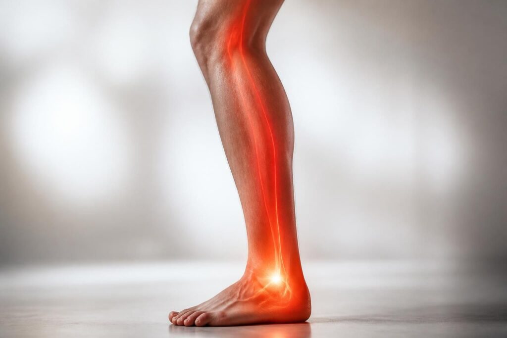 découvrez les causes possibles de la douleur à la cheville qui s'étend dans la jambe et apprenez quand consulter un spécialiste pour un diagnostic précis.
