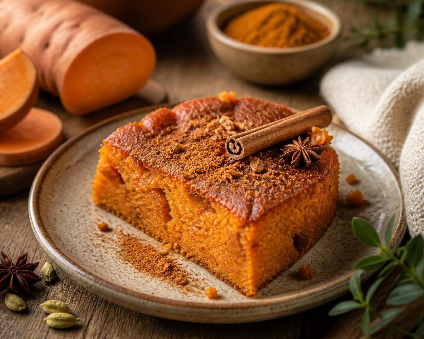 découvrez notre recette gourmande de gâteau à la patate douce, alliant saveur et bienfaits nutritionnels pour un dessert sain et délicieux.