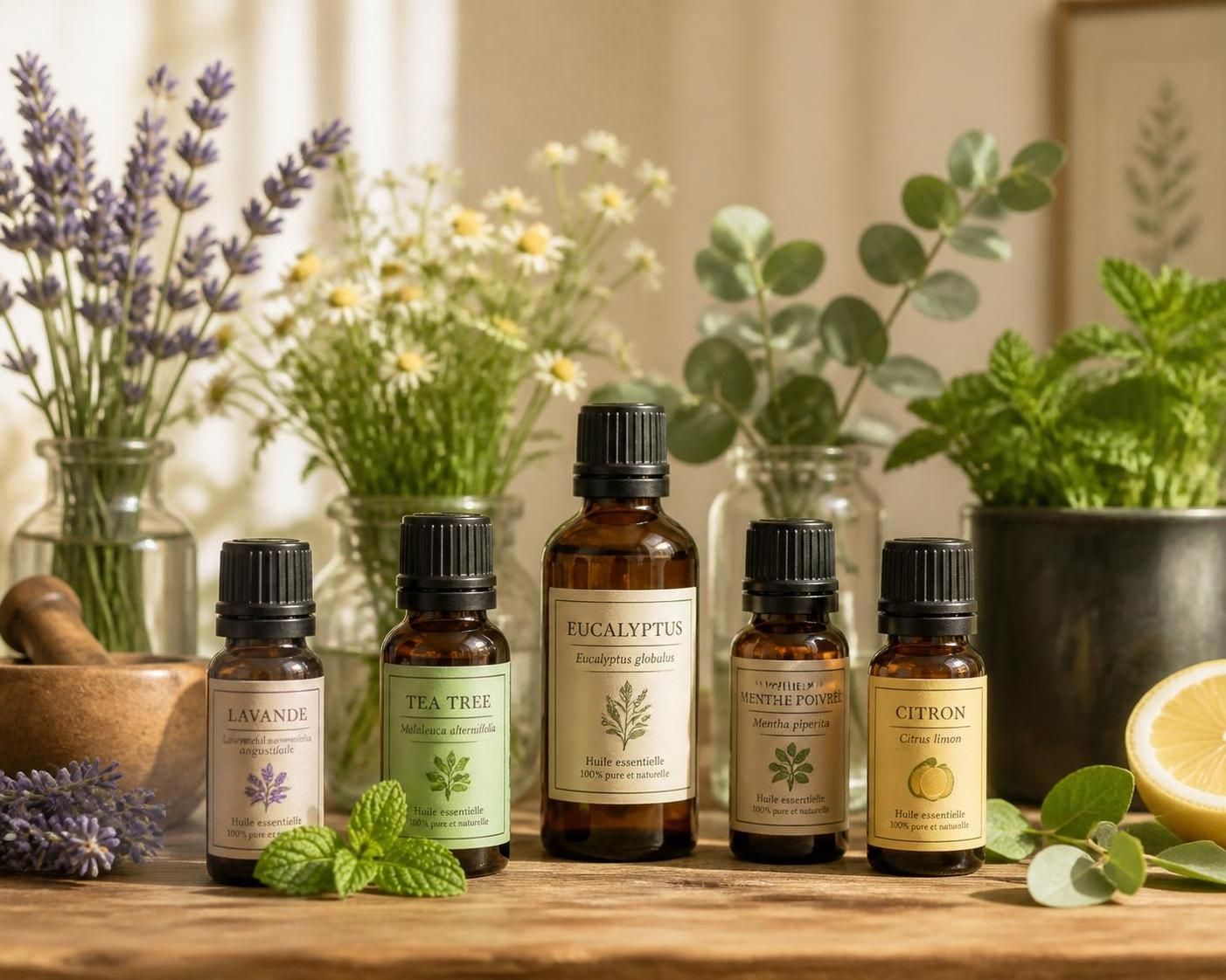 découvrez comment les huiles essentielles peuvent soulager naturellement les douleurs musculaires grâce à des synergies efficaces et adaptées à vos besoins.