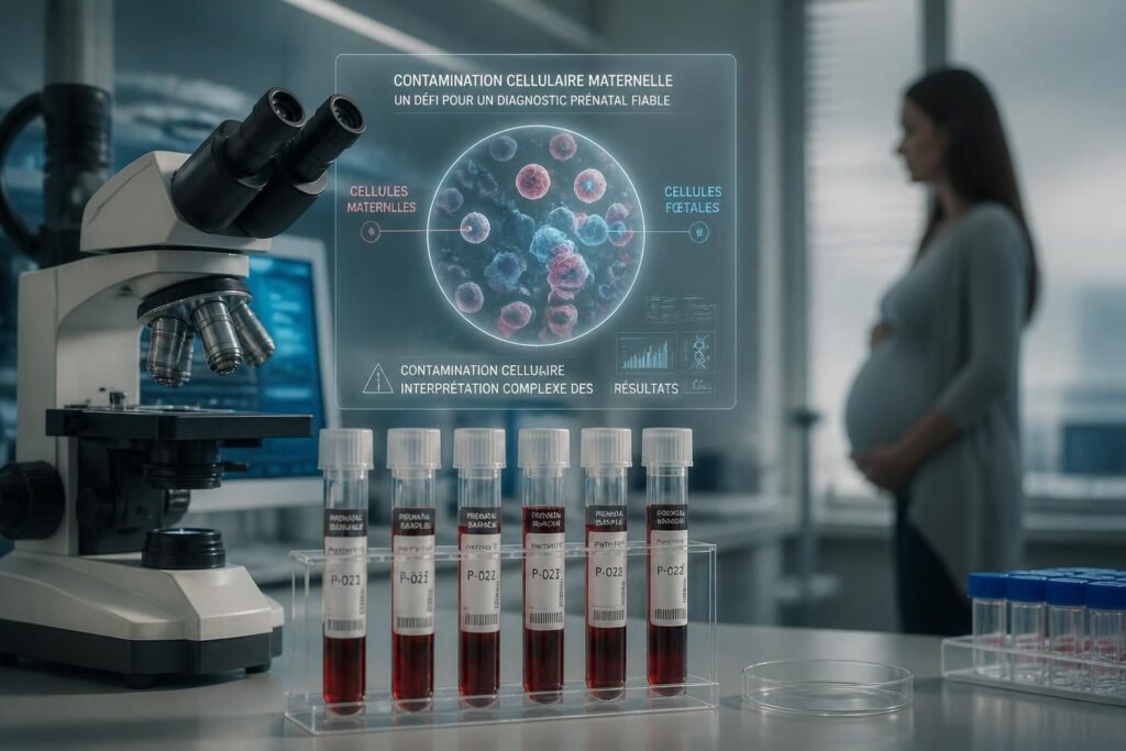 découvrez comment la contamination par des cellules maternelles complique les diagnostics prénataux et les enjeux pour obtenir des résultats fiables et précis.