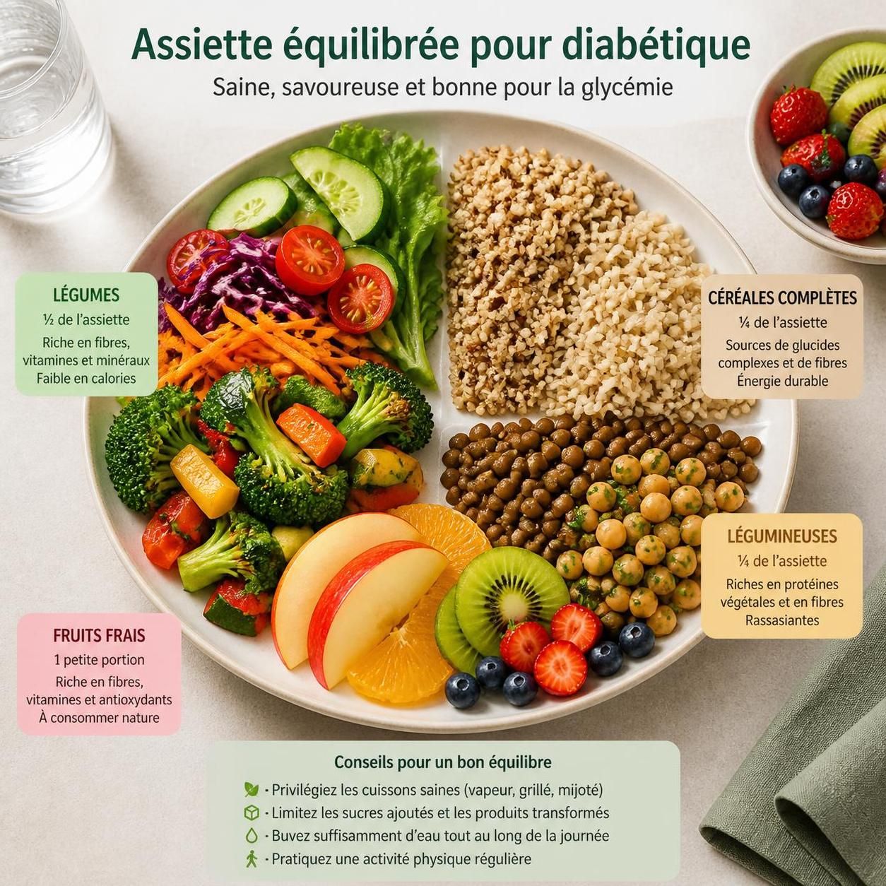 découvrez les aliments recommandés pour les personnes diabétiques afin de stabiliser efficacement leur glycémie et améliorer leur santé au quotidien.