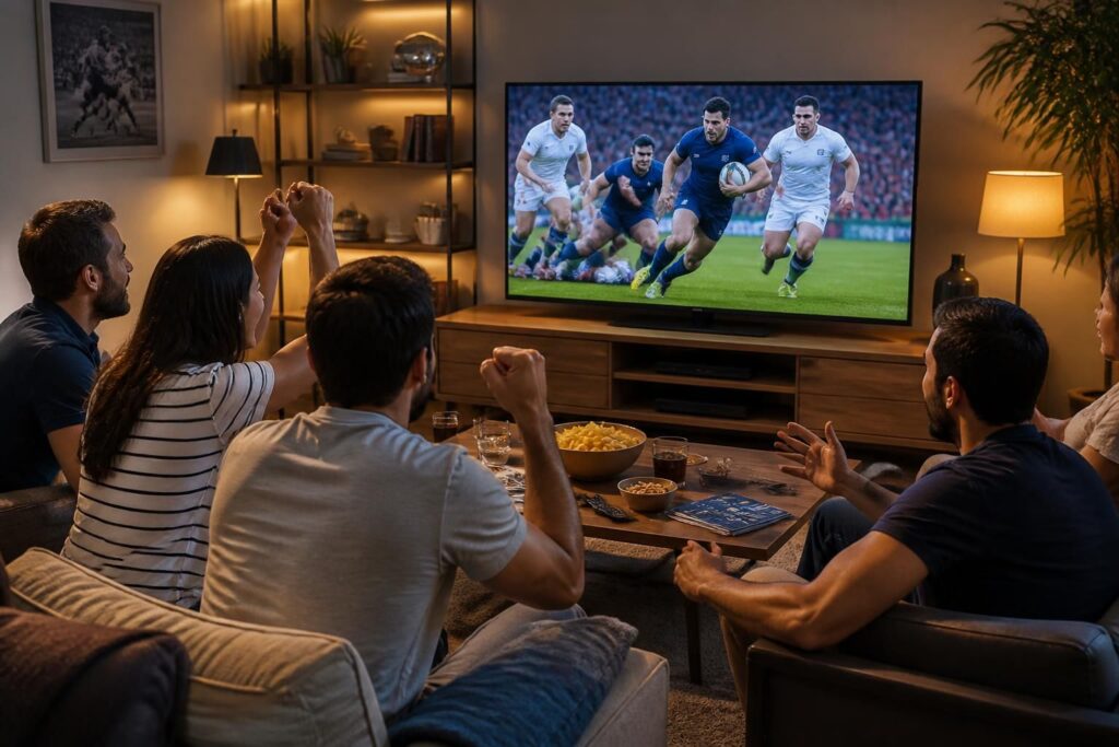 découvrez quelles chaînes de télévision offrent la meilleure couverture des matchs de rugby pour ne rien manquer de l'action sur le terrain.