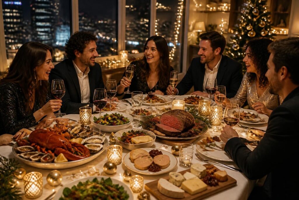 découvrez des idées de repas conviviales et festives pour célébrer le 31 décembre entre amis et terminer l'année en beauté autour d'une table gourmande.