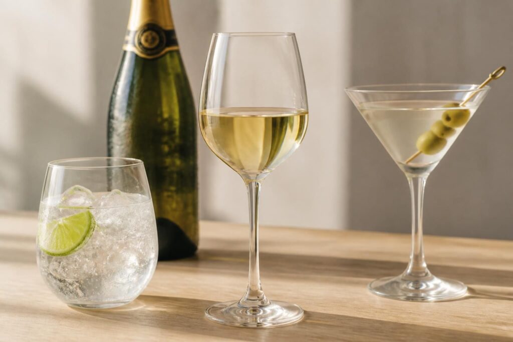découvrez quelles boissons alcoolisées choisir pour limiter les calories tout en profitant d'un verre. guide des alcools les moins caloriques pour une consommation plus légère.