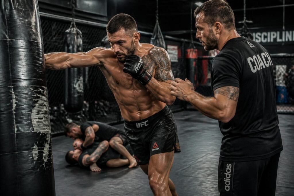 découvrez les entraînements clés qui permettent aux combattants mma de se démarquer sur le ring et d'améliorer leurs performances.