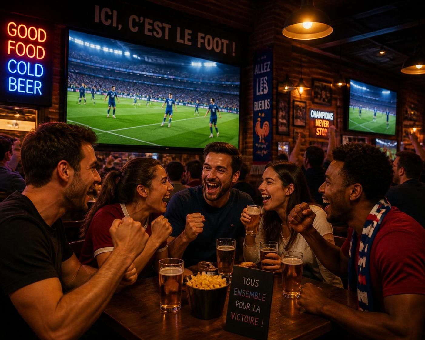 découvrez les meilleures adresses pour regarder le match ce soir et ne rien manquer de l'action en direct. bars, restaurants et lieux incontournables vous attendent pour vivre l'ambiance sportive à fond.