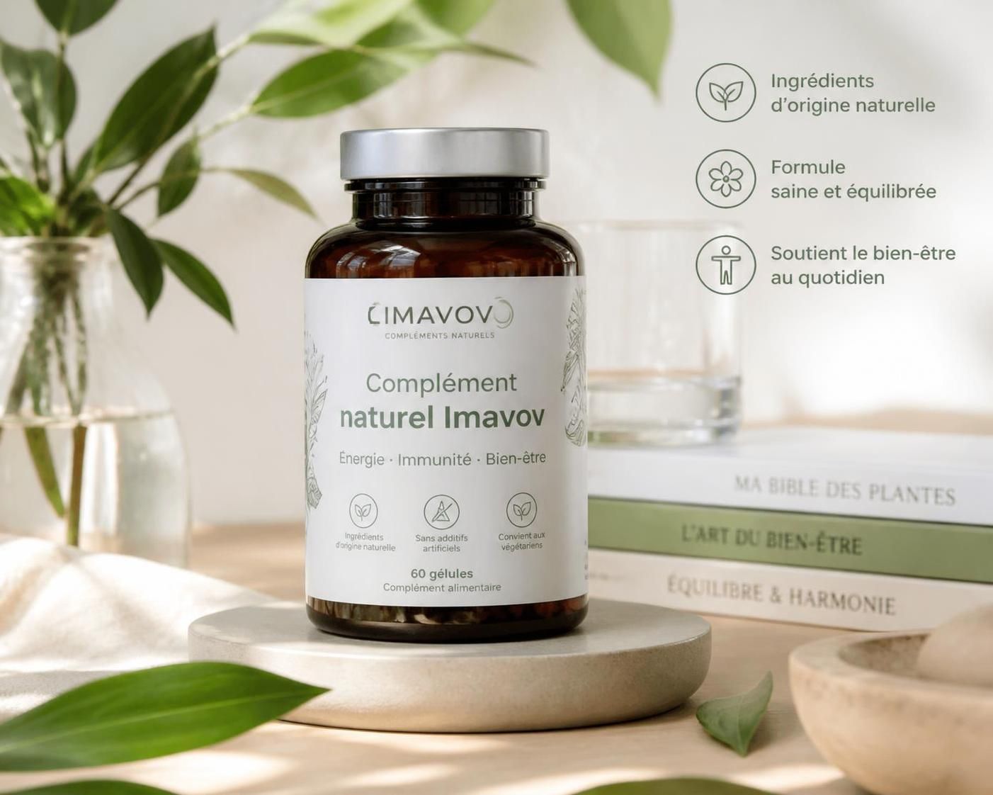 découvrez imavov, un complément naturel conçu pour renforcer votre système immunitaire au quotidien et favoriser votre bien-être général.