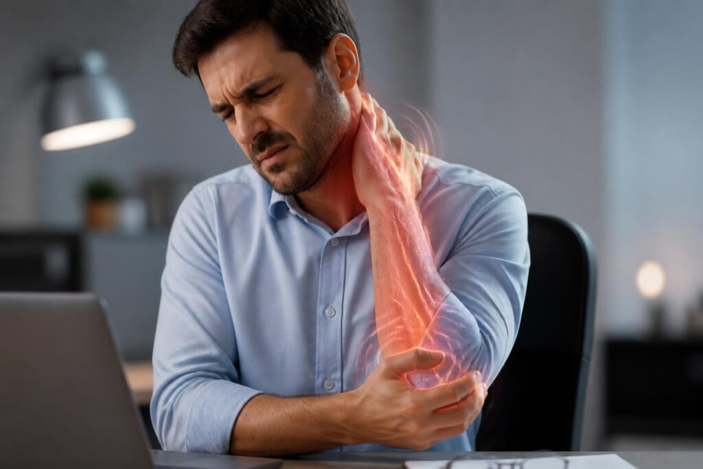 découvrez les symptômes de la névralgie cervico-brachiale et comprenez comment le stress peut en être une cause principale pour mieux prévenir et soulager cette douleur.