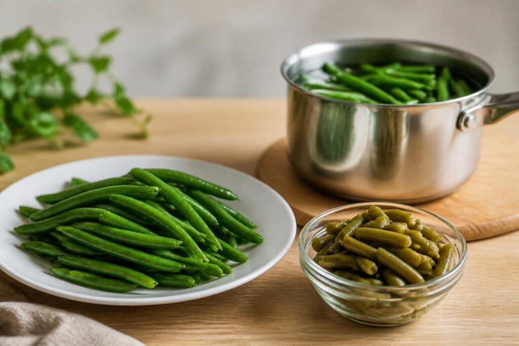 découvrez les calories des haricots verts cuits, en boîte ou à la vapeur, ainsi que leurs valeurs nutritionnelles et conseils pour une alimentation saine.