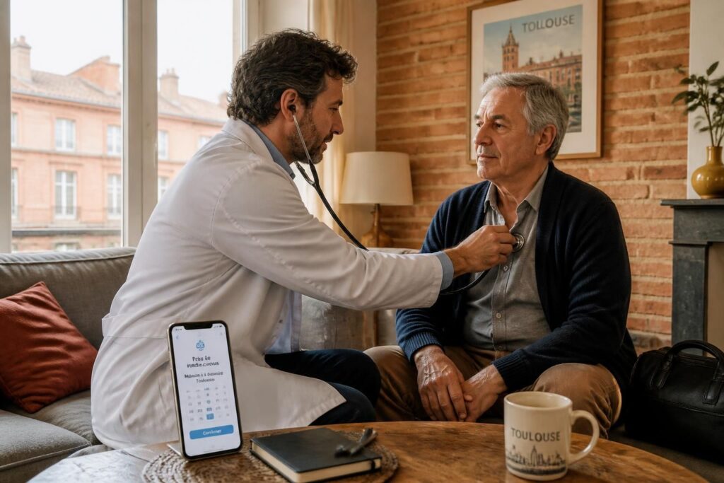 trouvez rapidement un médecin sos à toulouse : numéros utiles, prise de rendez-vous facile et interventions médicales à domicile pour vos urgences.