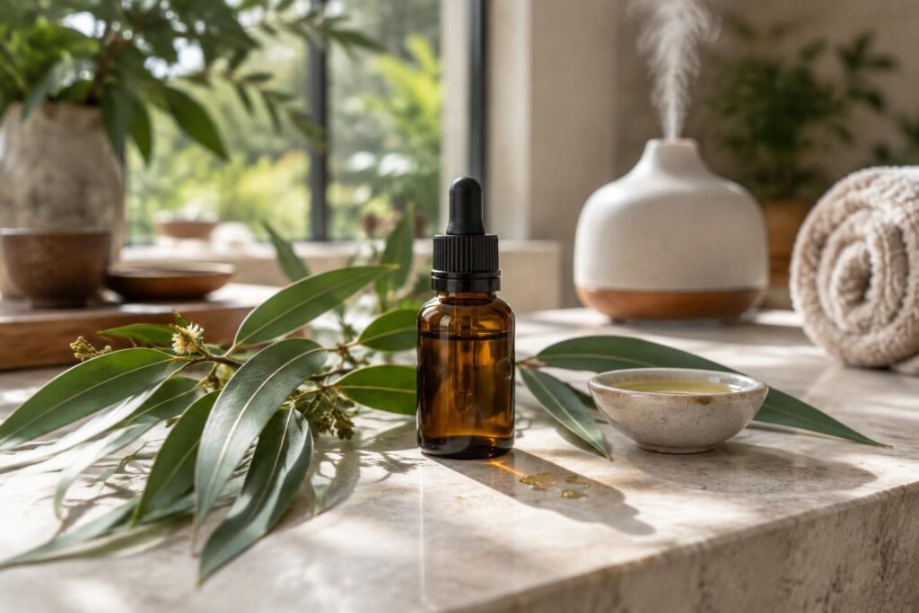 découvrez les bienfaits de l’huile essentielle d’eucalyptus citronné et ses utilisations spécifiques : conseils d’application, précautions et modes d’emploi.