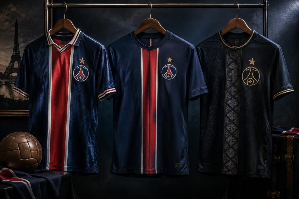 découvrez l’étoile du psg sur le maillot, son histoire et ses déclinaisons iconiques qui célèbrent les grands moments du club.