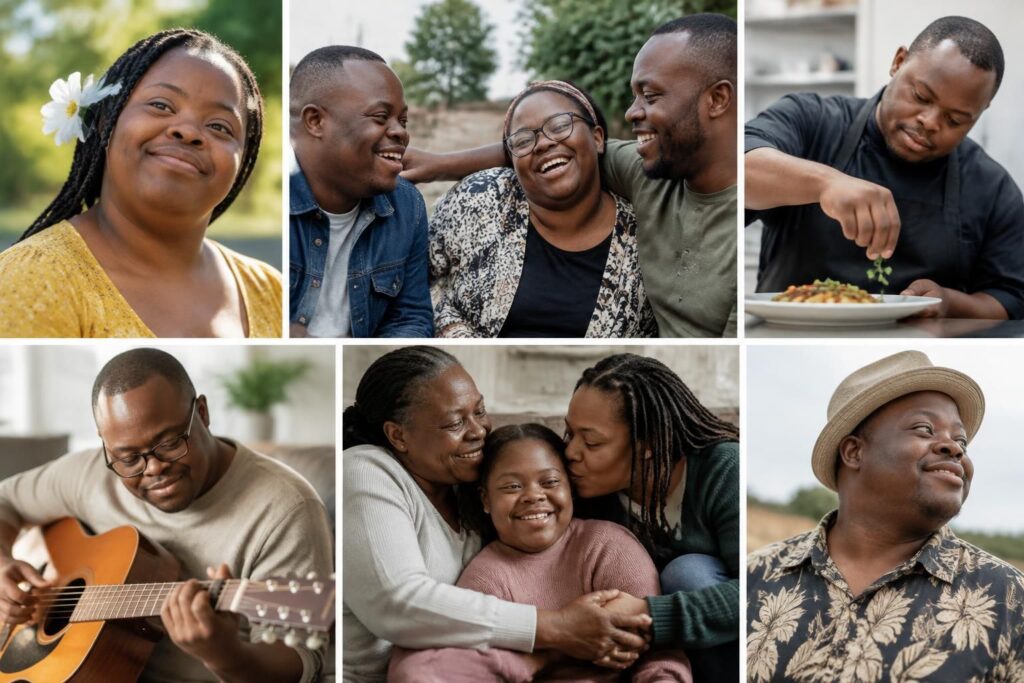 découvrez les différentes représentations des personnes noires porteuses de trisomie 21 et explorez des photos présentées avec respect et sensibilité.